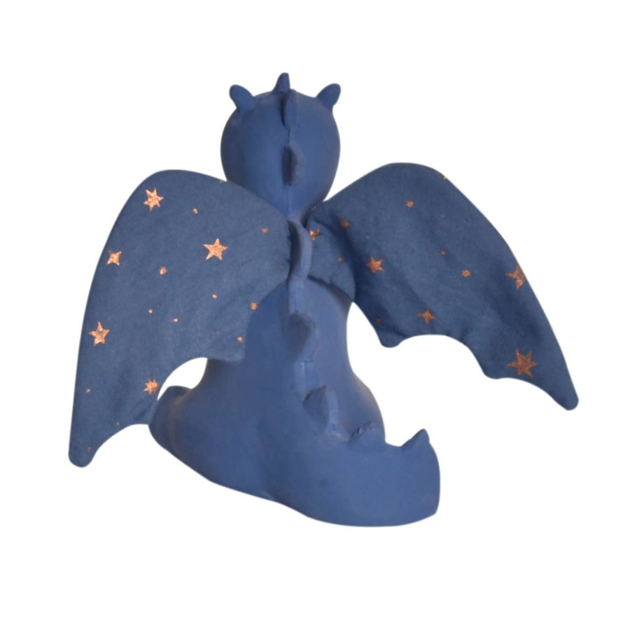Baby Dragon Natural Rubber Rattle w/Crinkle Wings