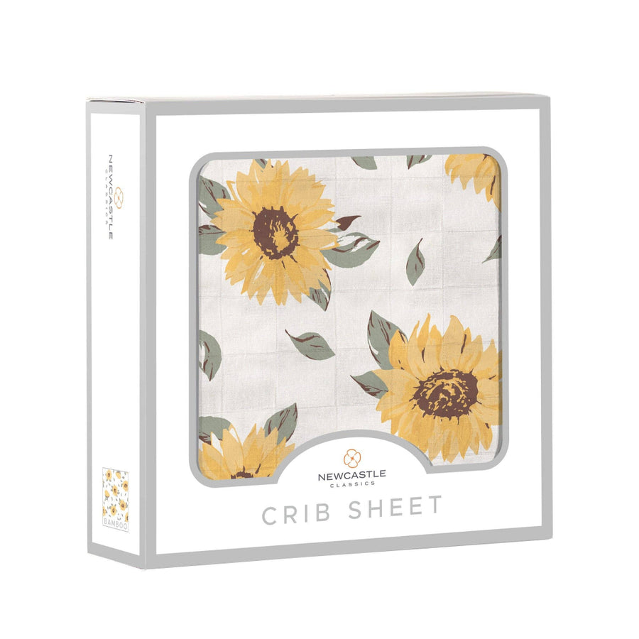 Bamboo Crib Sheet - Sunflower Farm