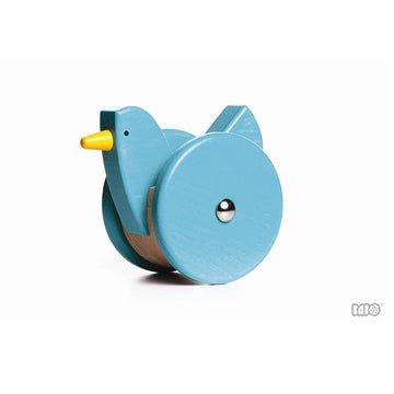 Wooden Wobbling Chicken - Teal