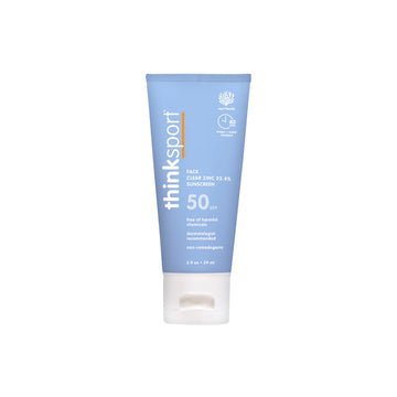 Thinksport Clear Zinc Daily Face Sunscreen SPF 50, 2 oz