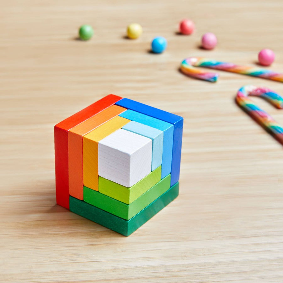 3D Arranging Game Rainbow Cube