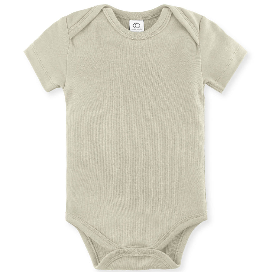 Organic Baby Short Sleeve Classic Bodysuit - Sage