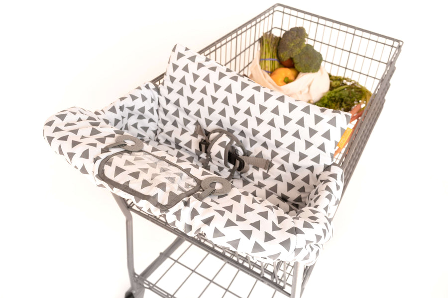 Baby Shopping Cart Cover - Triangles