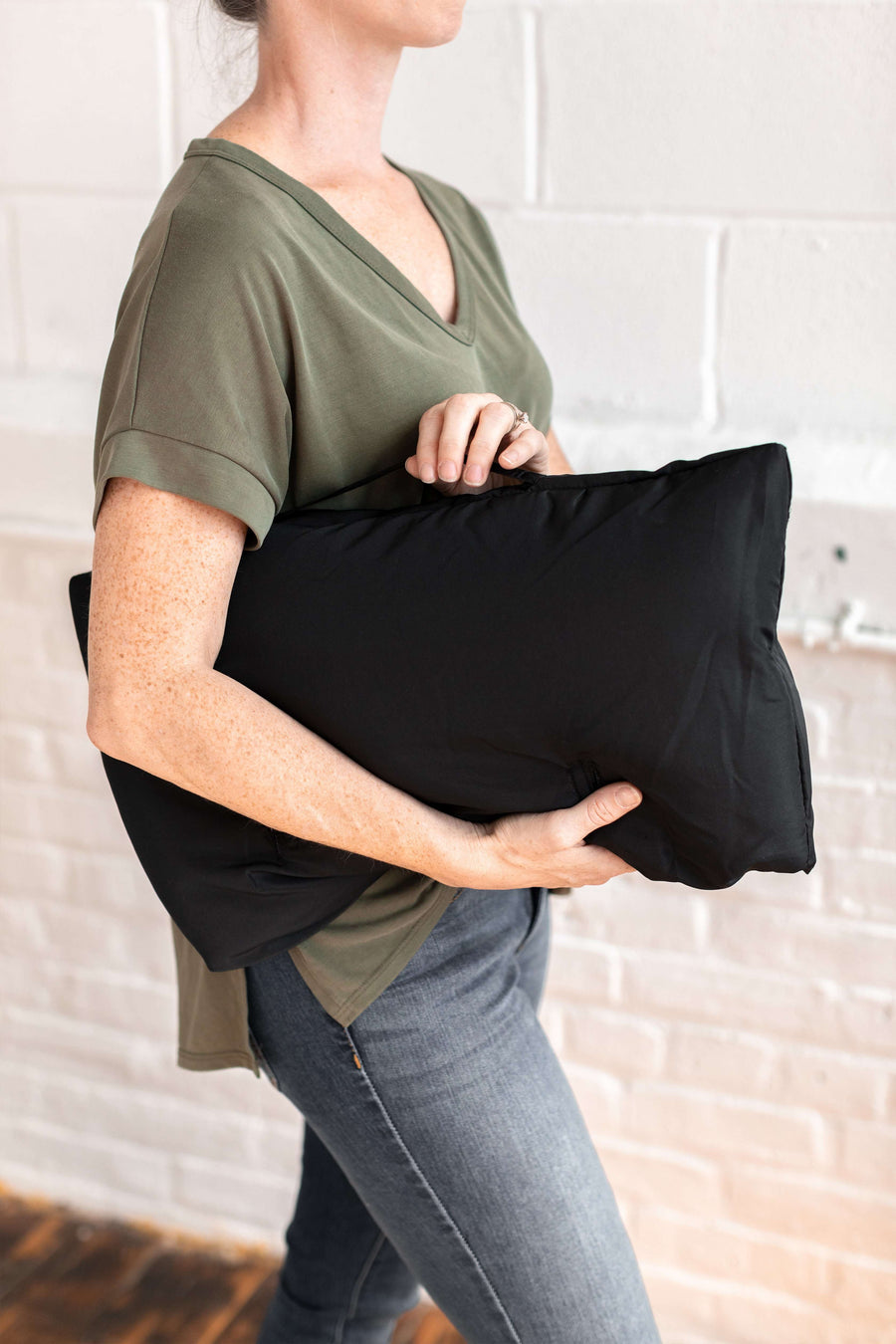 Baby Shopping Cart Cover - Black Fabric