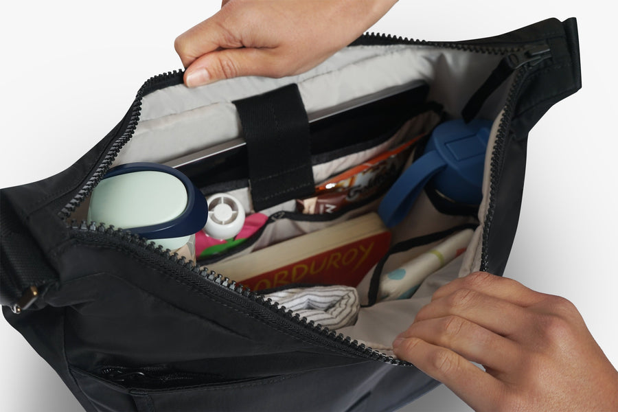 Roam Crossbody Diaper Bag - Mid(dle of the)night Black