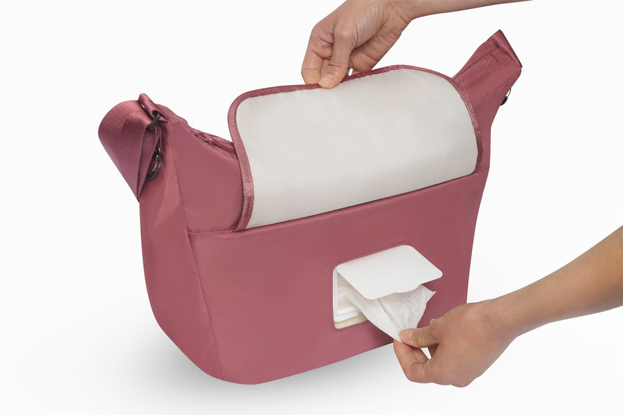 Roam Crossbody Diaper Bag - Sundown Sienna