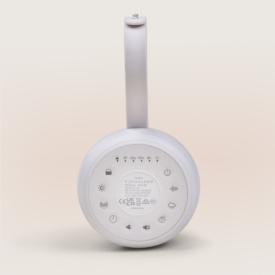 Hushh+ Travel Sound Machine with Wireless Speaker and Night light
