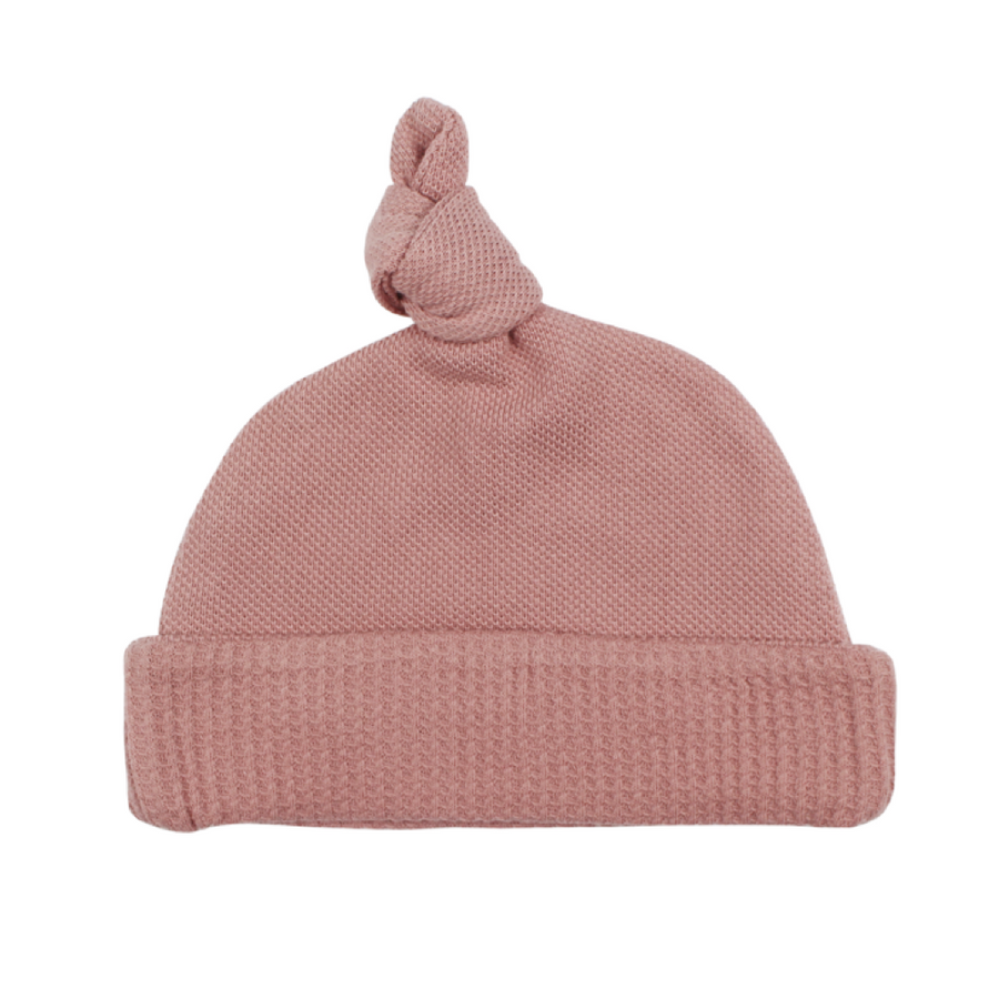 Pique Knotted Hat - Mauve