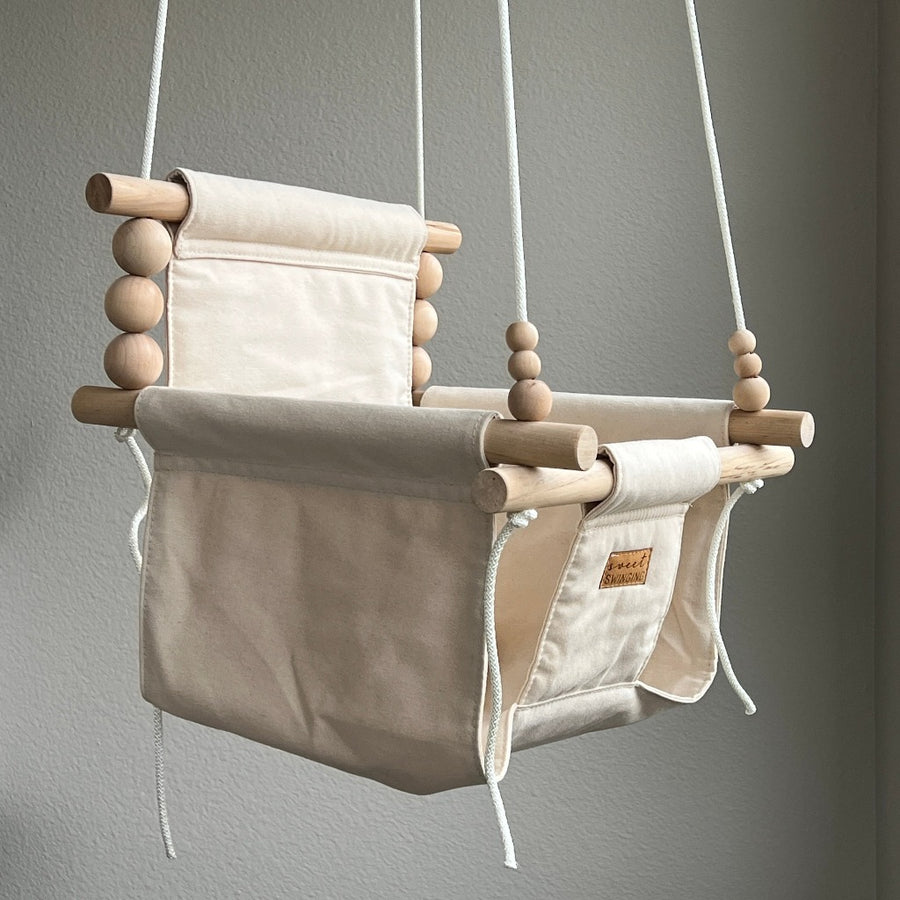 Indoor Baby/Child Swing - Vanilla