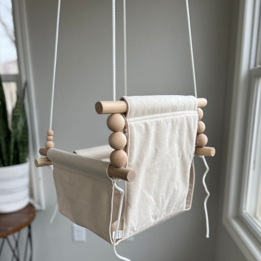 Indoor Baby/Child Swing - Vanilla