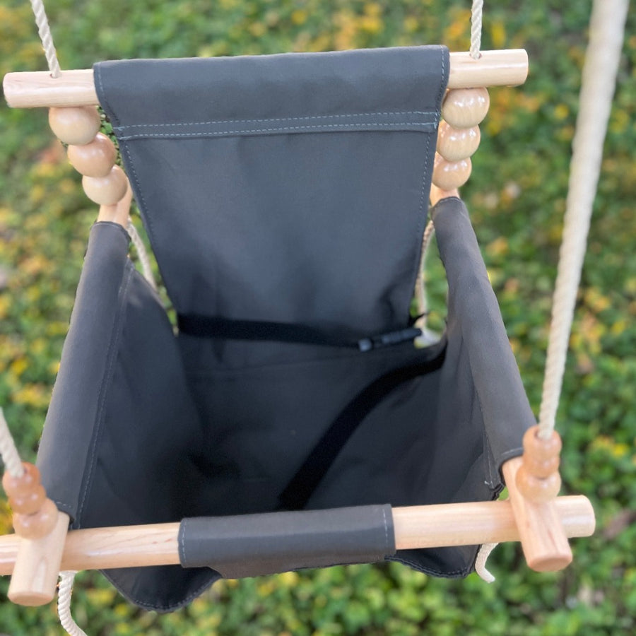 Premium Outdoor High Back Baby/Child Swing - Slate