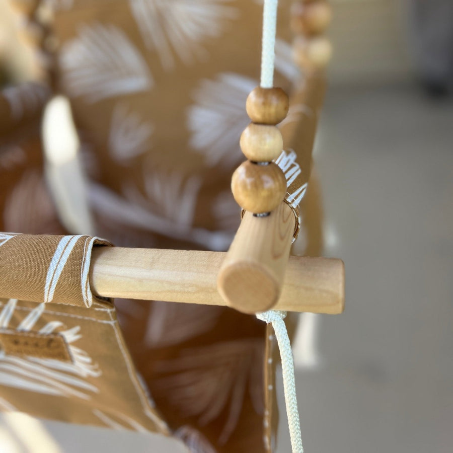 Outdoor Baby/Child Swing - Nutmeg Leaf