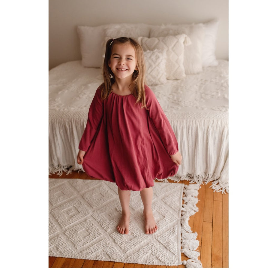 Organic Bubble Dress - Appleberry