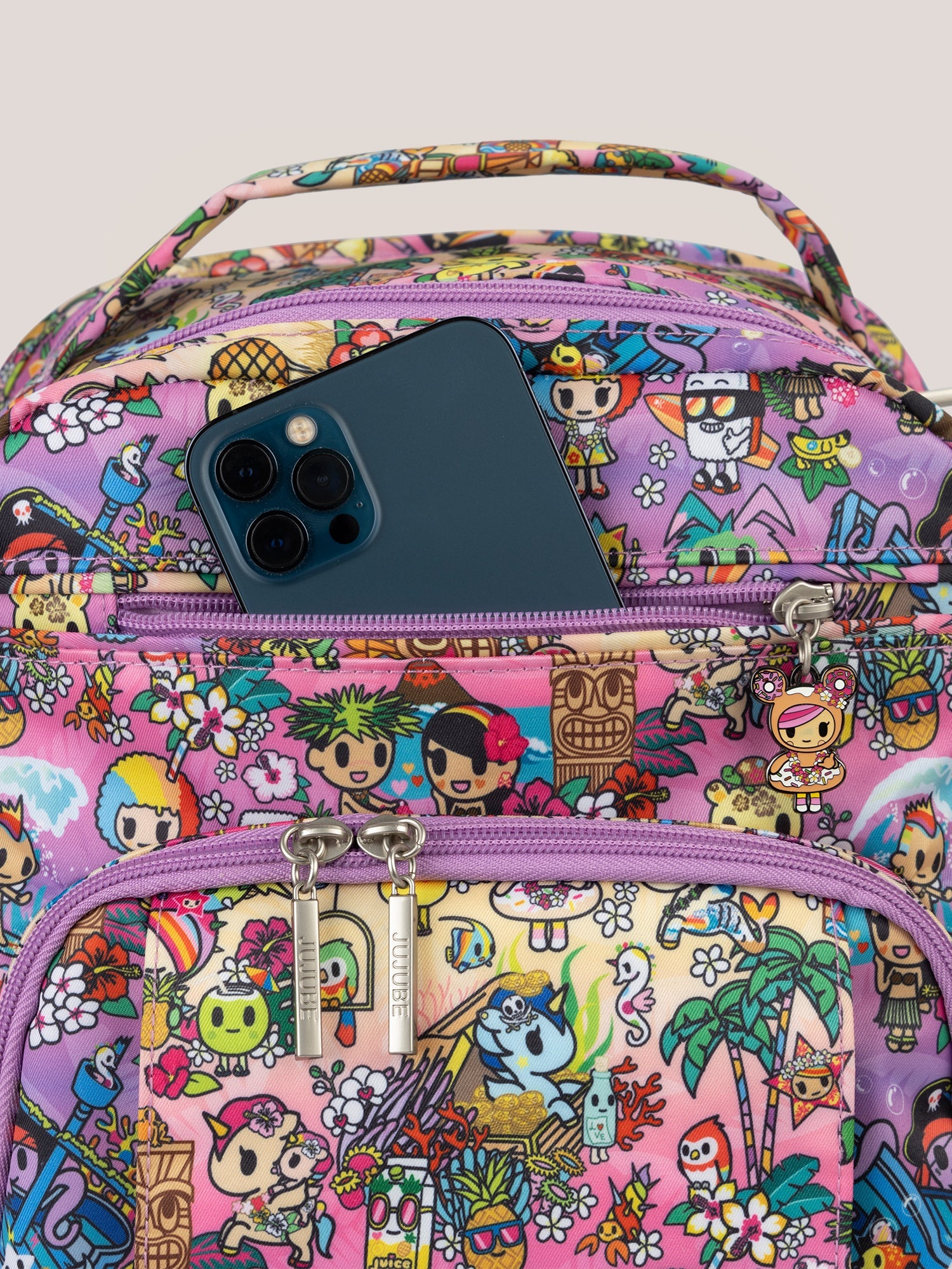 tokidoki Be Right Back Diaper Backpack - toki tiki – Natural