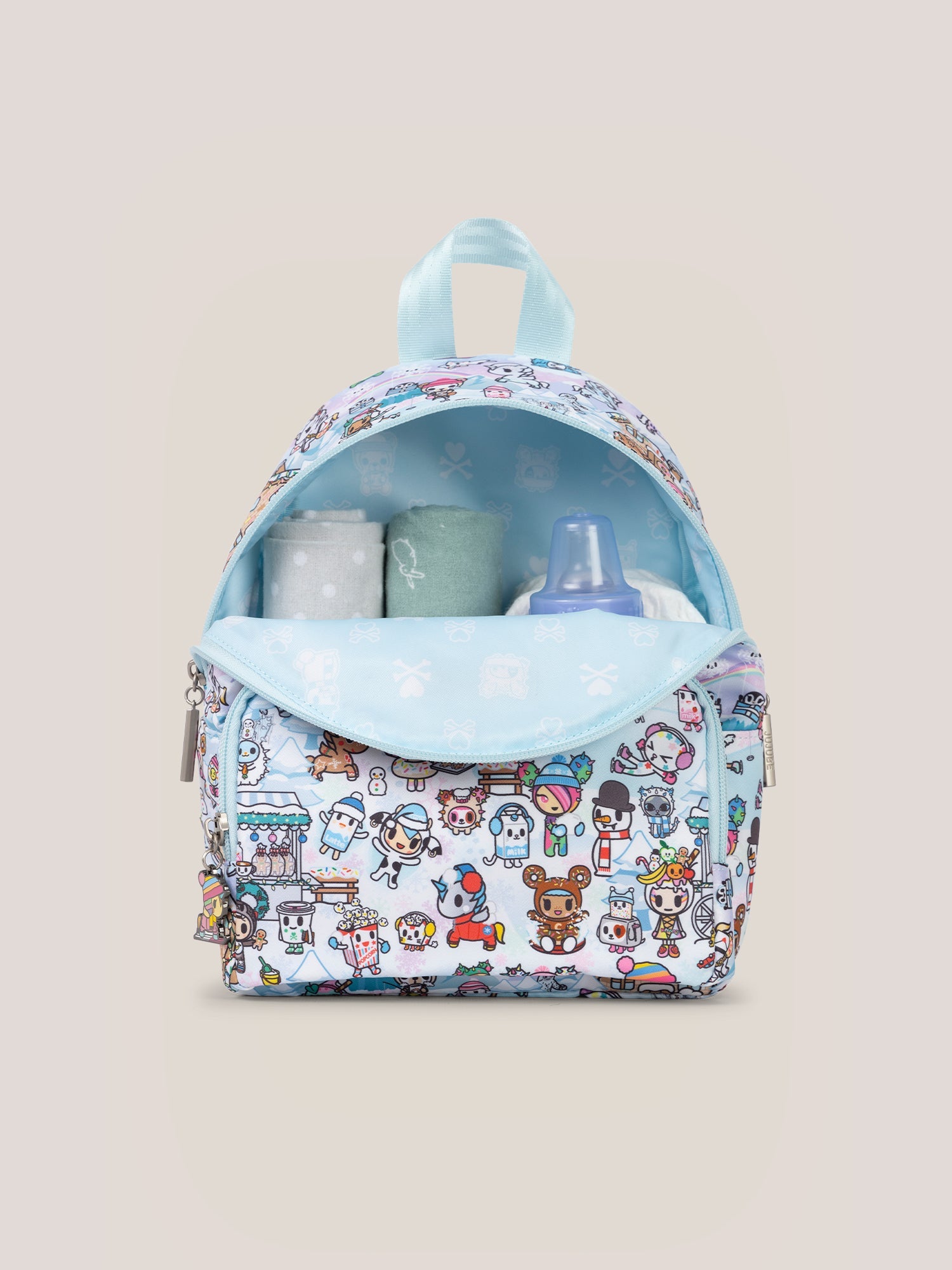 JuJuBe Everyday Mini Backpack, Snow Day