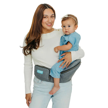 Moby Hip Seat - Heather Gray