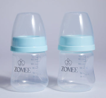 Zomee Feeding Bottles 4.75 oz (Set of 2)