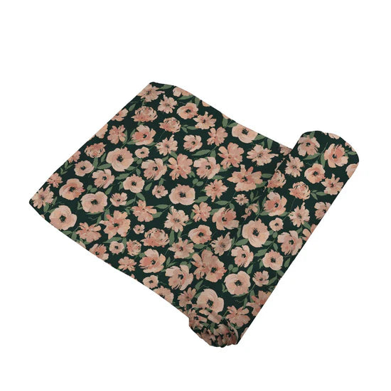 Bamboo Muslin Swaddle - Canyon Sunset Flowers