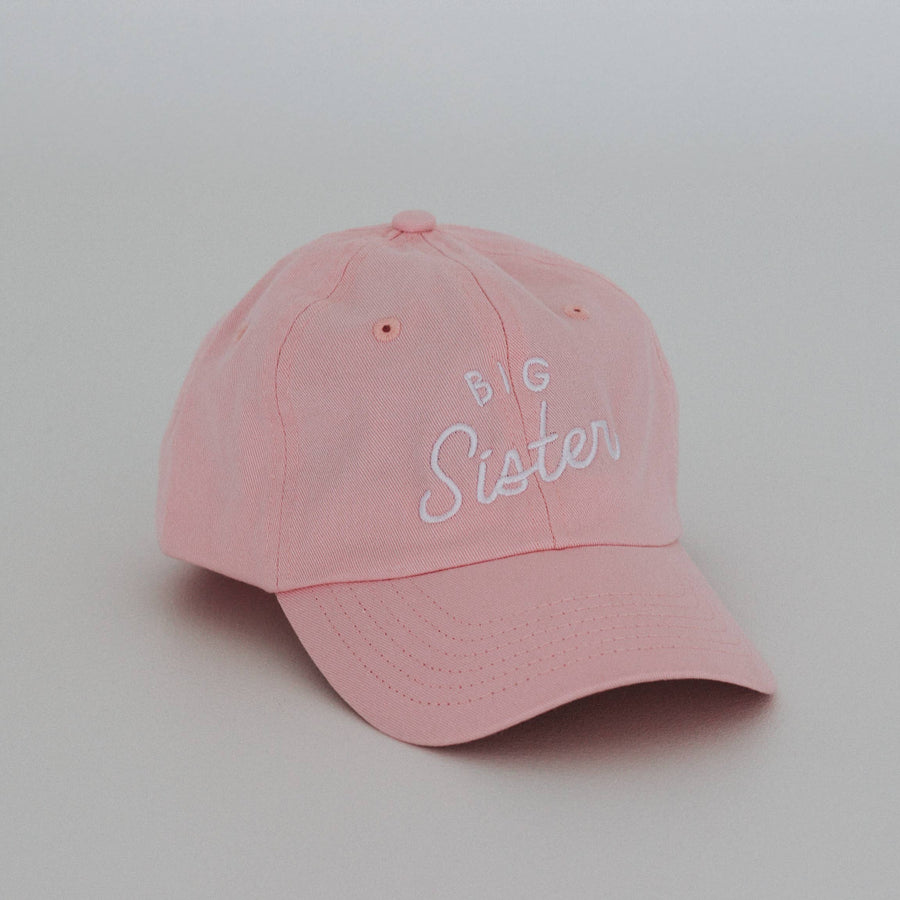 Big Sister Pink Twill Hat Girls' Cap