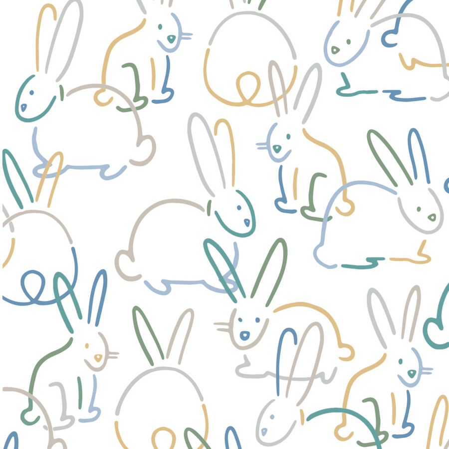 Organic Sleeveless Romper - Bunnies