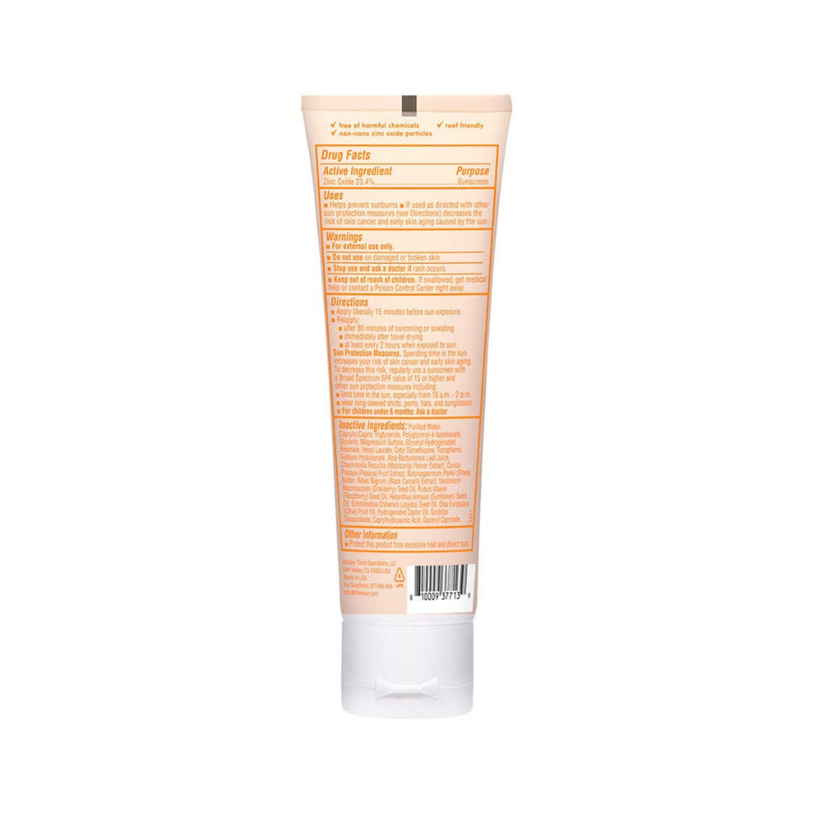 ThinkBaby Clear Zinc Sunscreen Sensitive Skin SPF 50, 3 oz