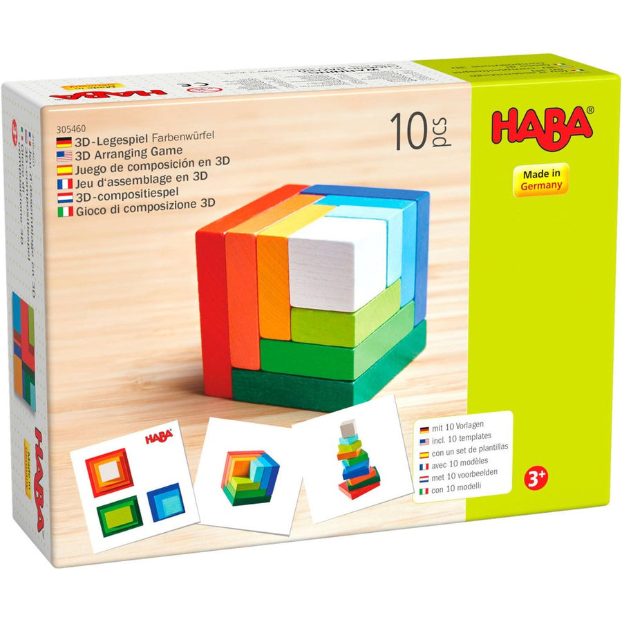 3D Arranging Game Rainbow Cube