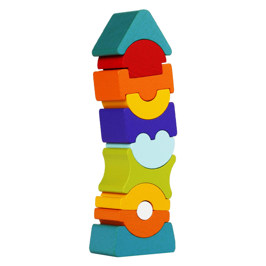 Flexible Tower Wooden Stacking Blocks