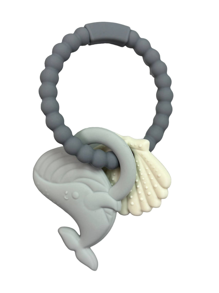 Silicone Whale Teether Ring