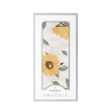 Bamboo Muslin Swaddle - Sunflower Farm