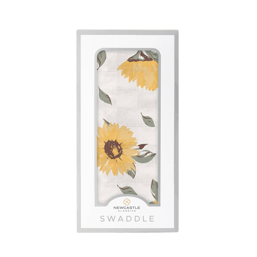 Bamboo Muslin Swaddle - Sunflower Farm