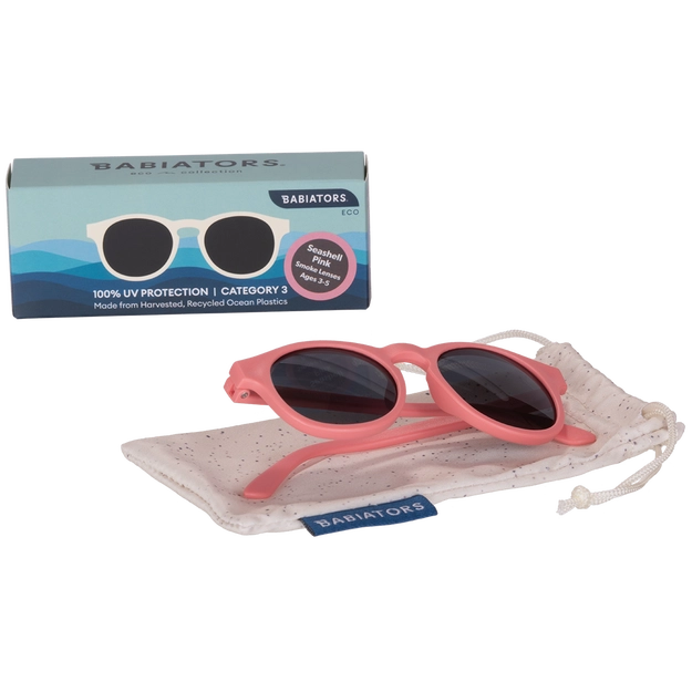 Keyhole Eco Sunglasses - Seashell Pink