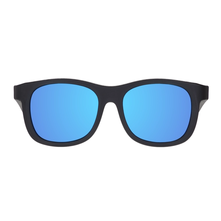 Baby and Kids Navigator Polarized Sunglasses - Jet Black/Mirrored Lens