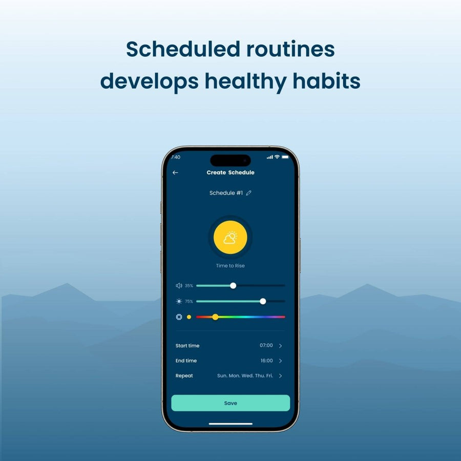 Infographic of a smart phone screen wtith text above that reads, 