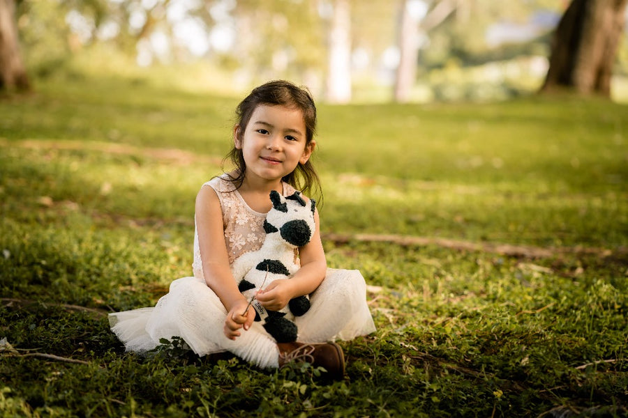 Organic Cotton Plush Toy - Zibby the Zebra