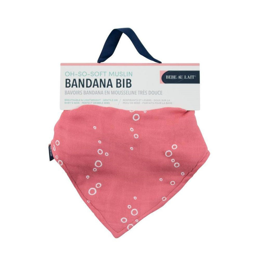 Oh So Soft Muslin Bandana Bib - Bubbles