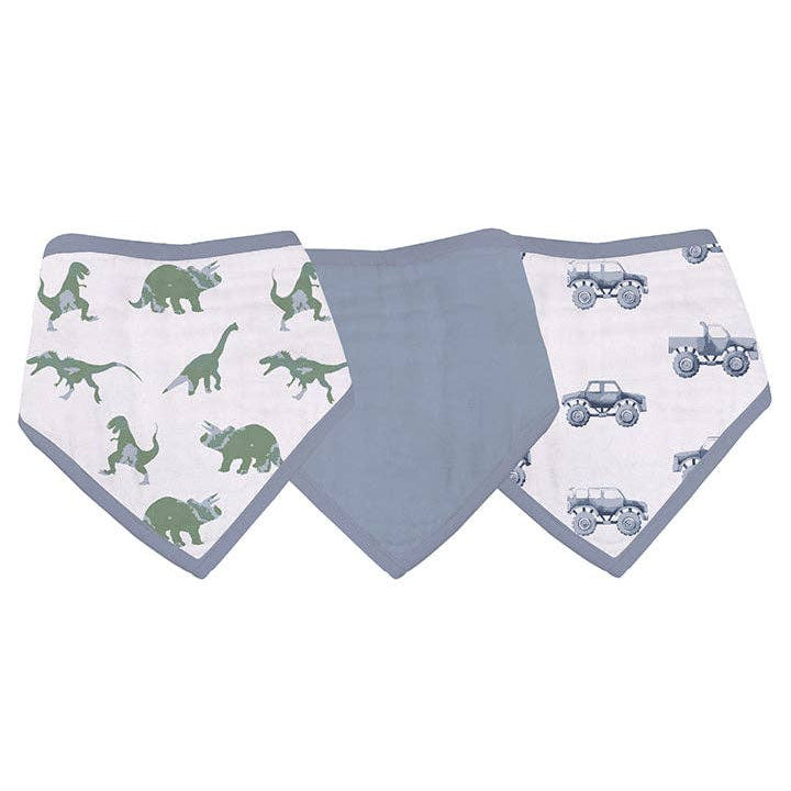Cotton Bandana Bibs 3 Pack - Rough Terrain