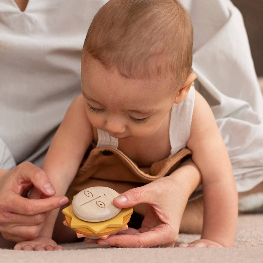 Wooden Spinner Baby Toy Here Comes the Sun