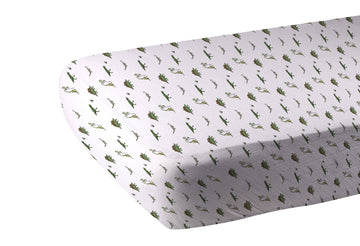 Cotton Crib Sheet - Dino Days