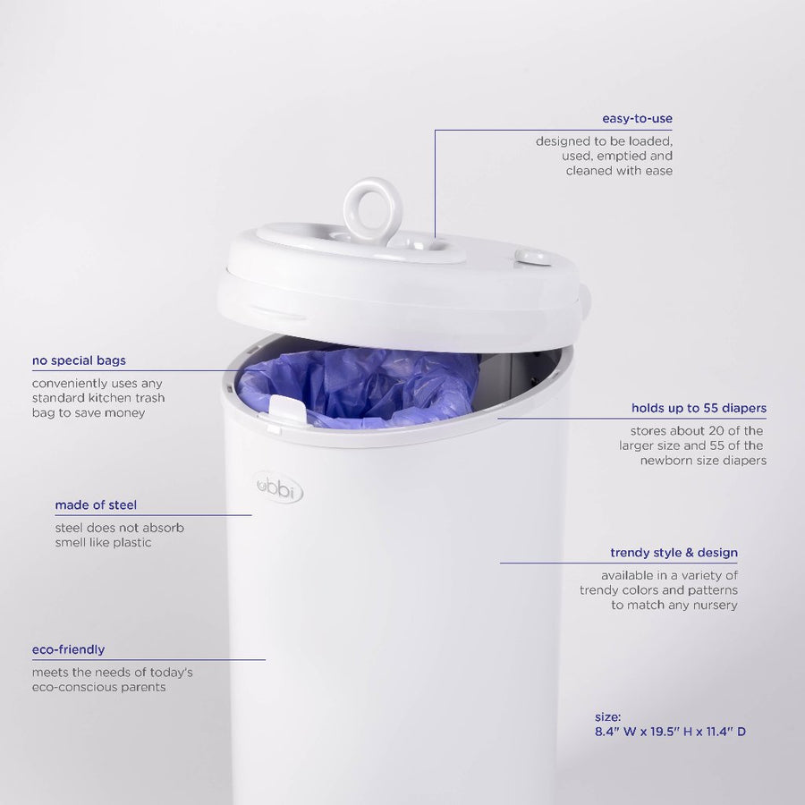 Diaper Pail - Slate