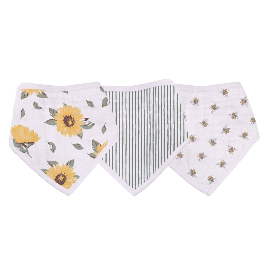 Bamboo Bandana Bibs 3 Pack - Sunrise to Sunset