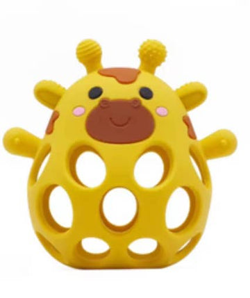 Silicone 3D Funny Giraffe Teether Silicone