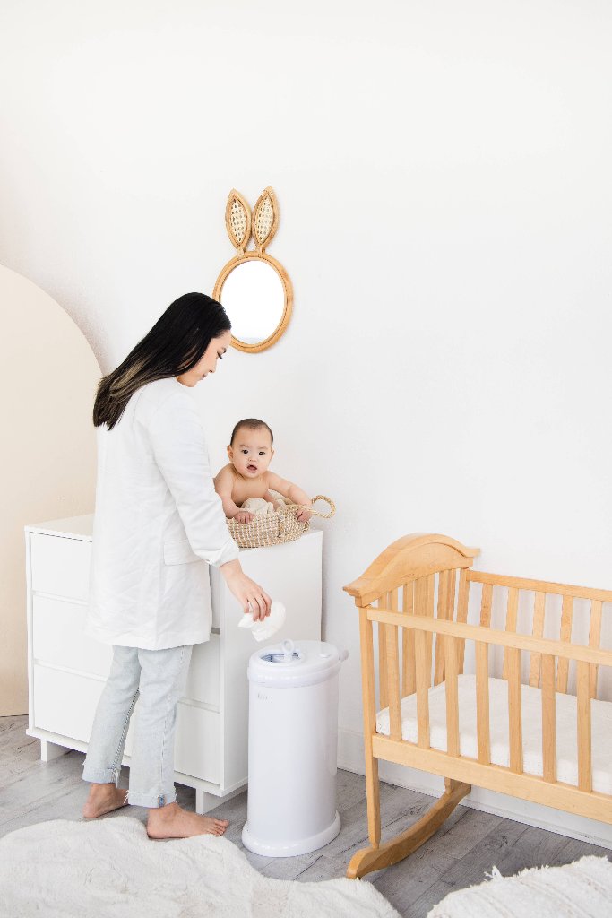 Diaper Pail - White