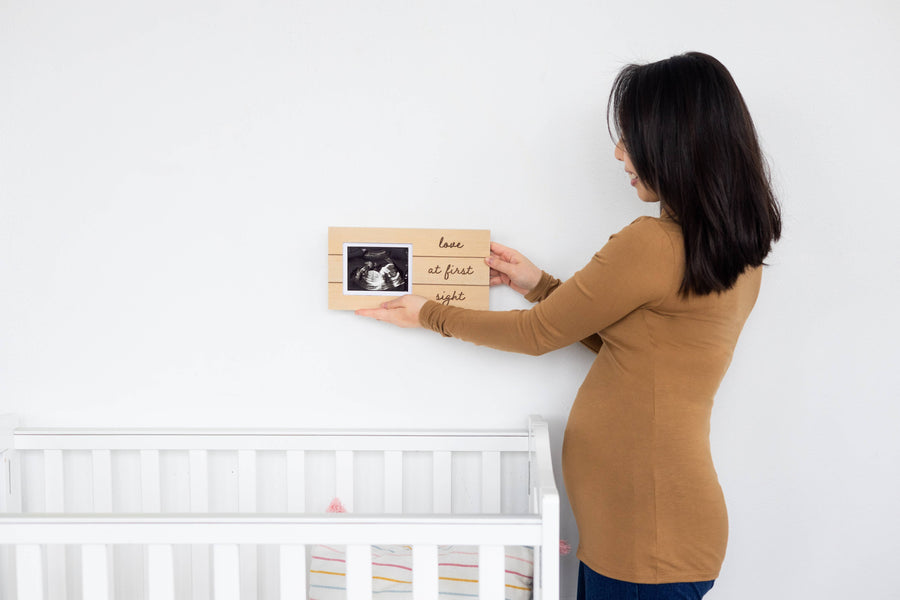 Love At First Sight Sono Plaque Frame for Baby Nursery