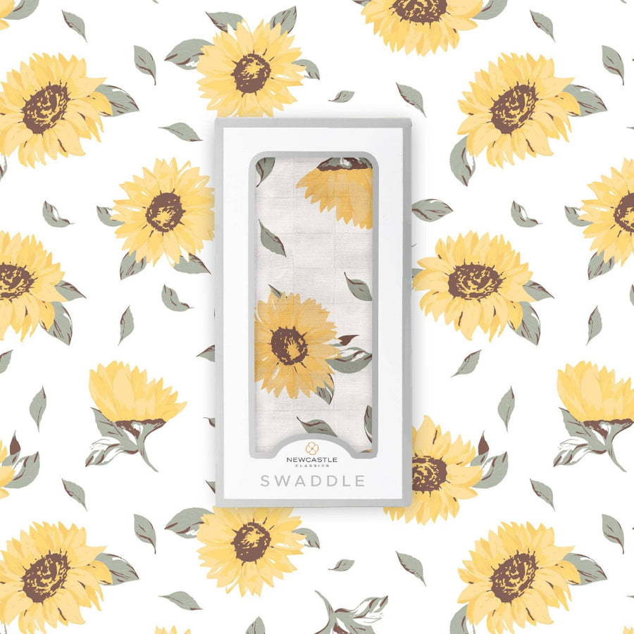 Bamboo Muslin Swaddle - Sunflower Farm