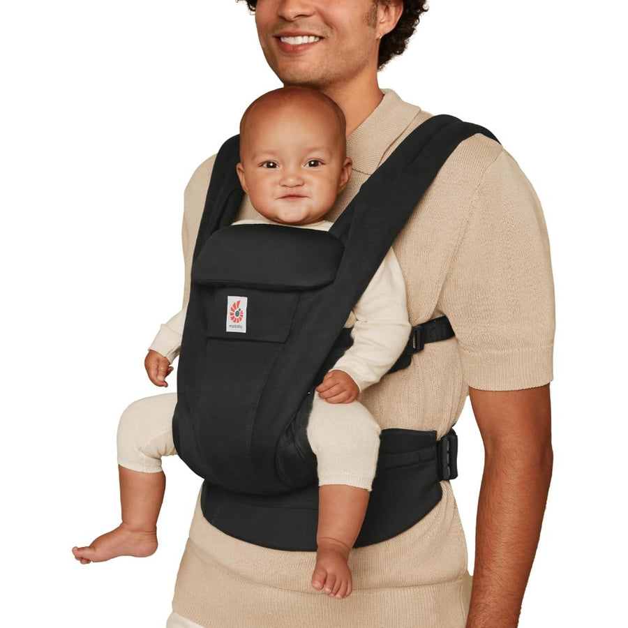 Omni Deluxe Cotton Baby Carrier - Onyx Black