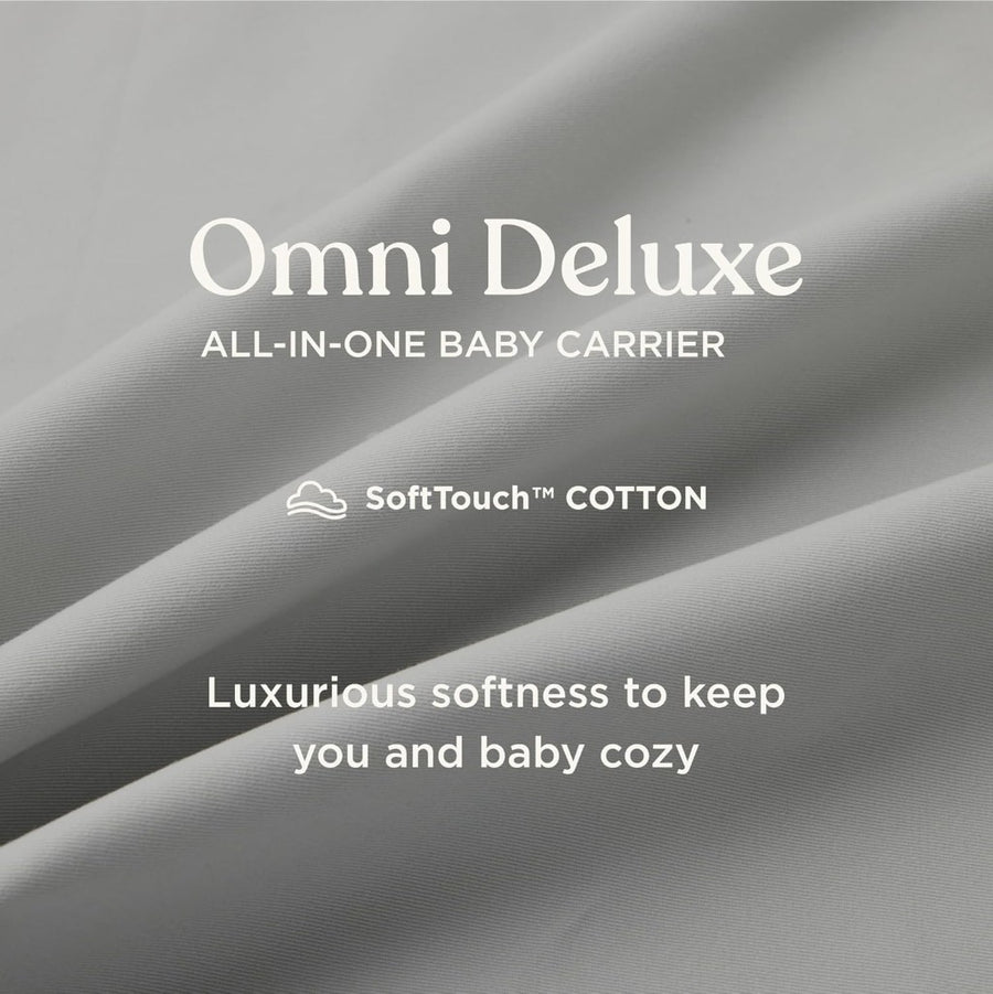 Omni Deluxe Cotton Baby Carrier - Onyx Black