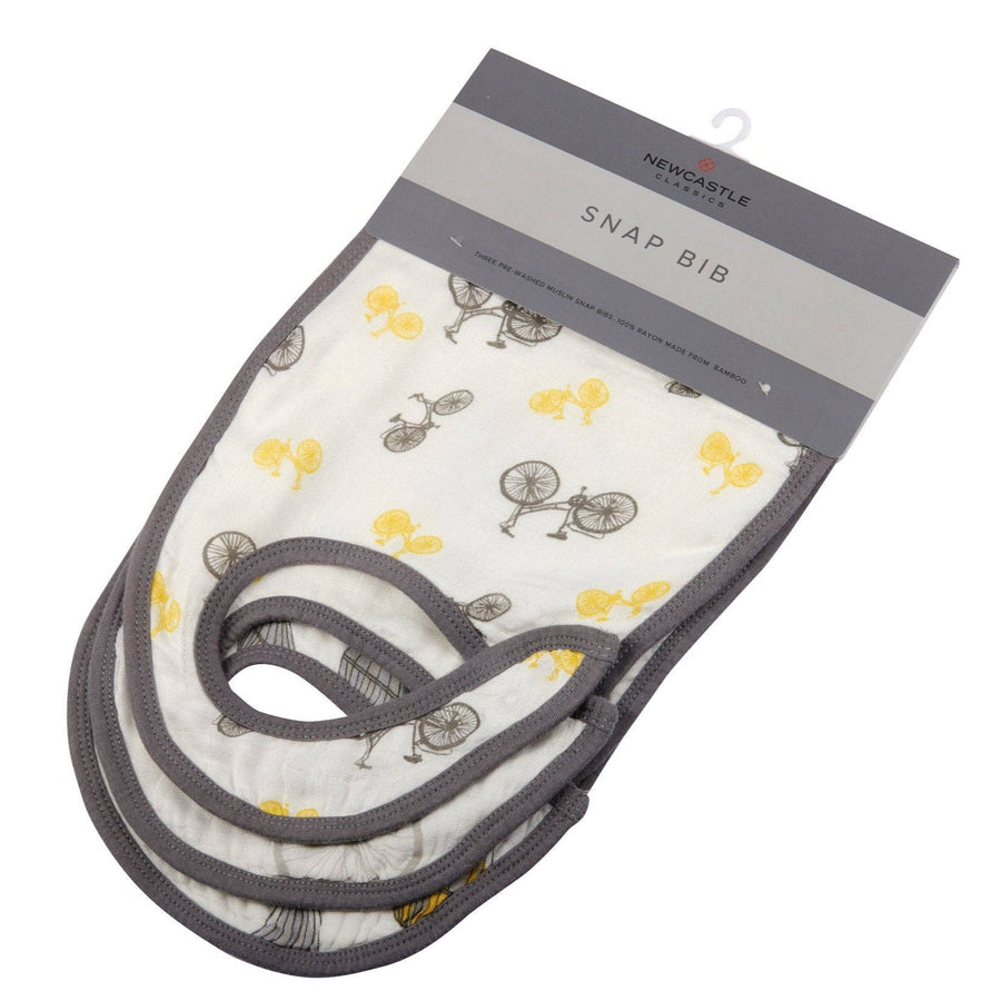 Bamboo Snap Bibs Set of 3 - Traveler