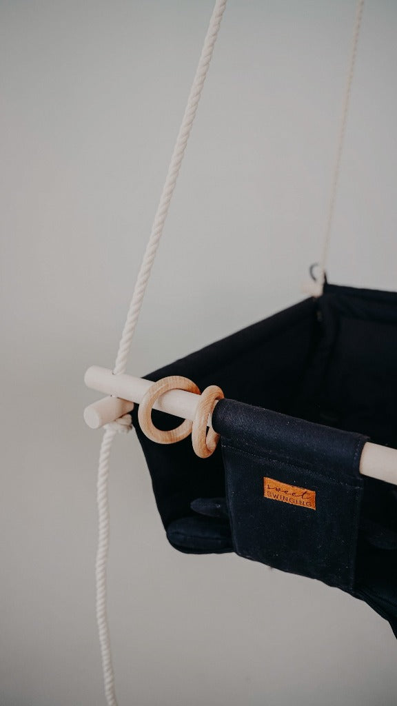 Sweet Swinging Grow With Me Baby/Child Swing - Peppercorn