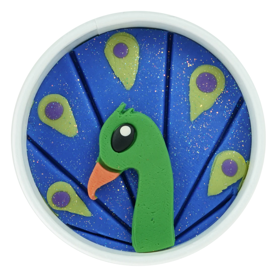 Zoo Animals Natural Play Dough 5 oz Cup