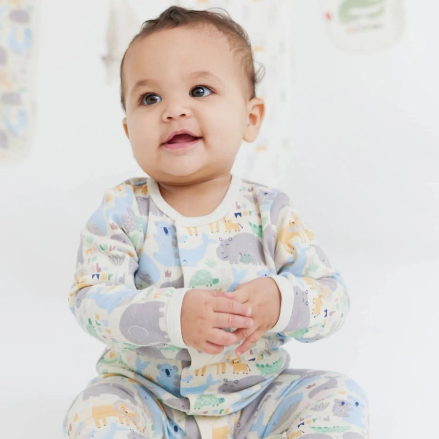Organic Cotton Magnetic Footie - Little Lovin'